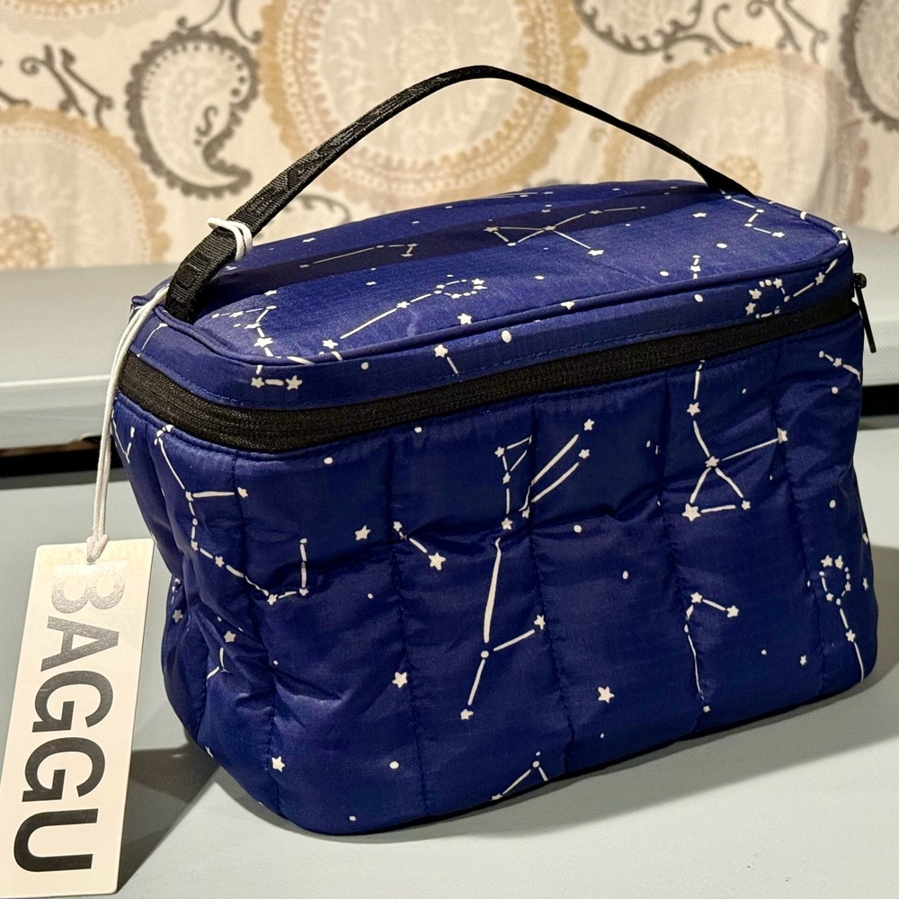 Baggu Blue Constellation Print Lunch Bag